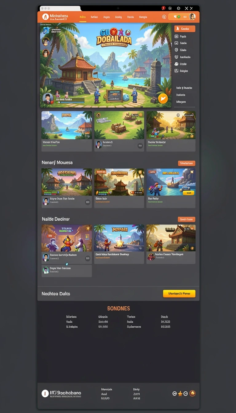 planet77 - Tangkapan layar menampilkan planet yang eksotis dan grafis mengagumkan.