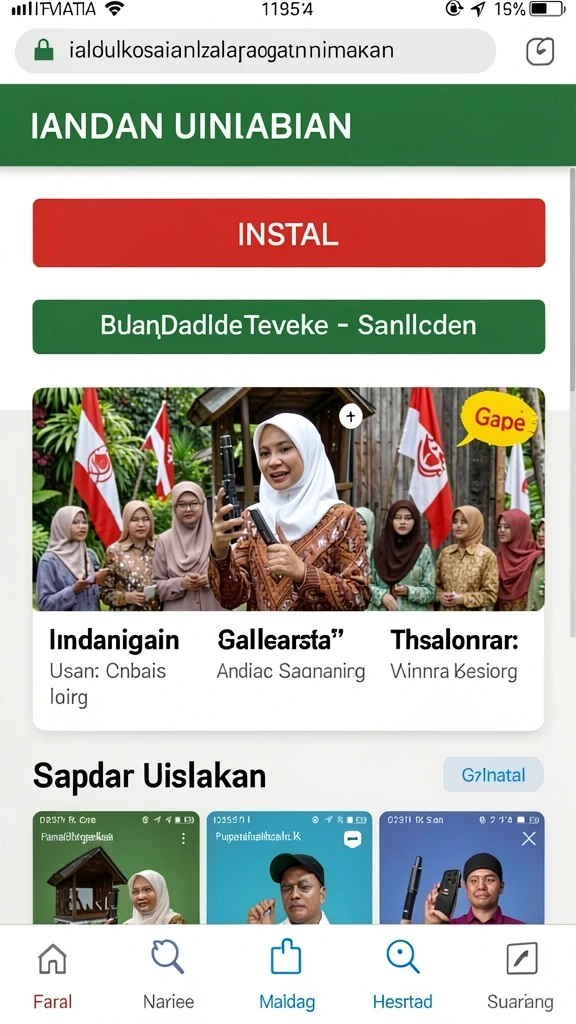 sp666 - Tangkapan layar aksi karakter utama di lingkungan yang menawan.