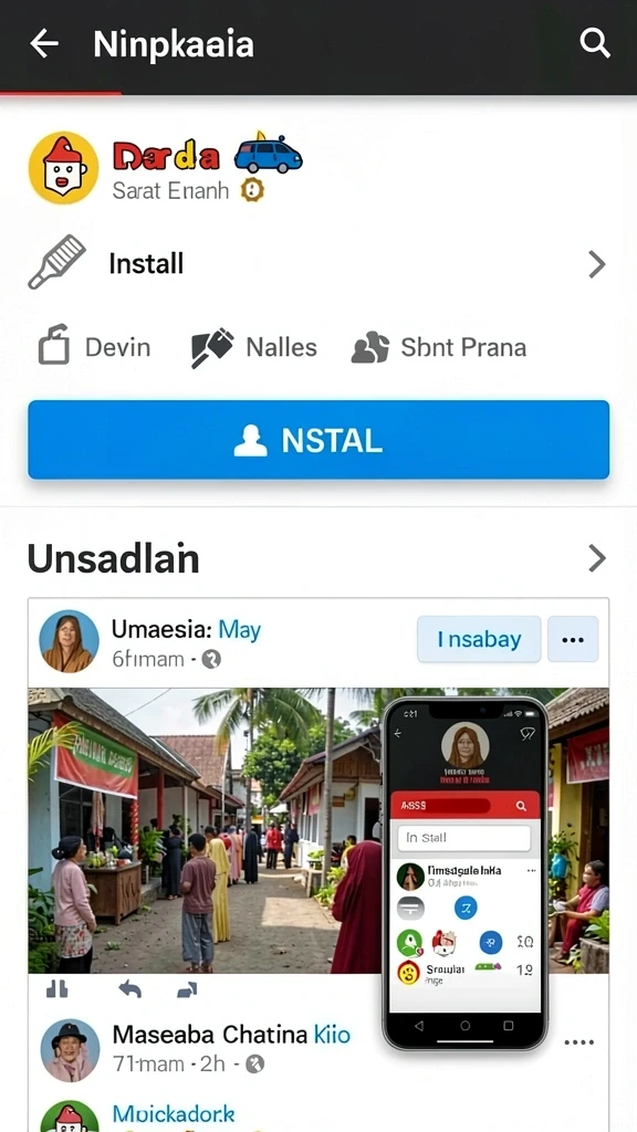 tobawin88 - Tampilan antarmuka aplikasi yang menarik.